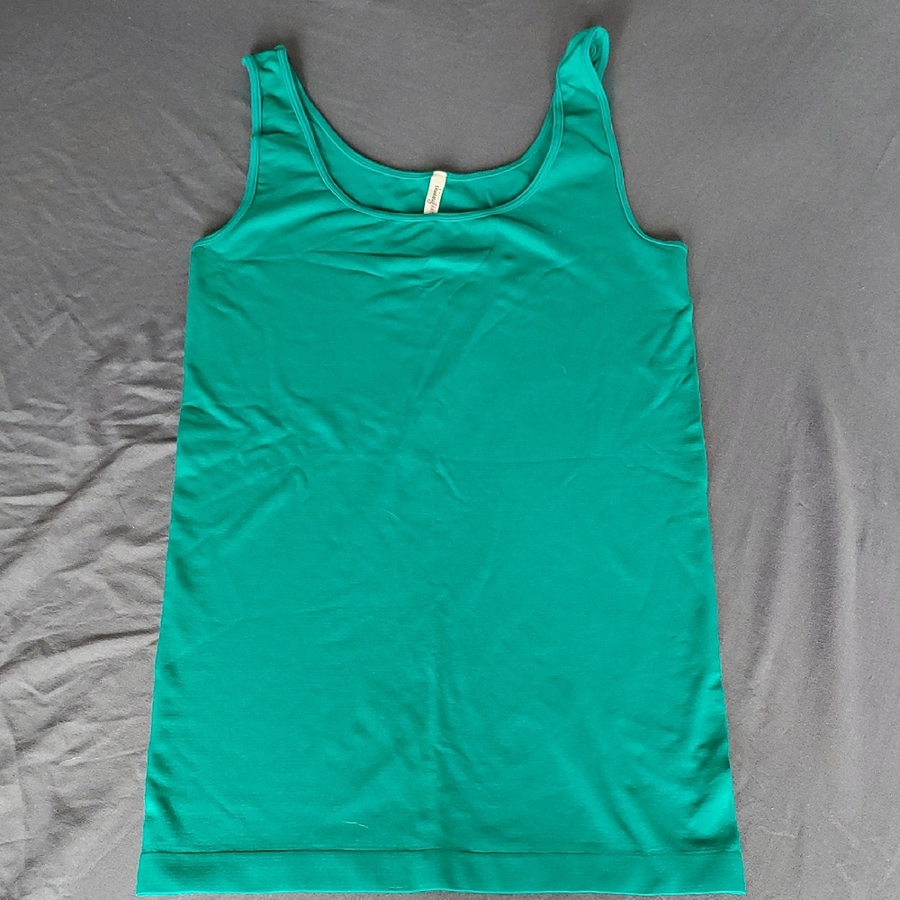 SkinnyTees Scoop Neck Tank Top - One Size